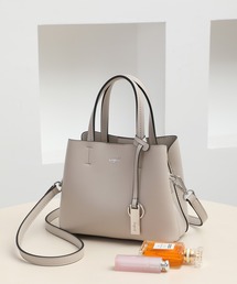 【Ungrid/アングリッド】【WEB限定商品】キーリングチャーム付 両アオリポケット ミニハンドバッグ ミニショルダーバッグ