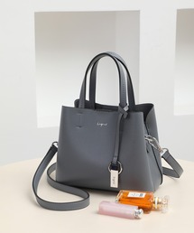 【Ungrid/アングリッド】【WEB限定商品】キーリングチャーム付　両アオリポケット　ミニハンドバッグ　ミニショルダーバッグ