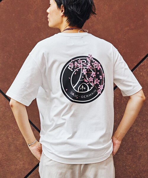 PARIS SAINT-GERMAIN(パリサンジェルマン)の「【Paris Saint-Germain】エンブレムプリント Tシャツ SAKURA(Tシャツ/カットソー・メンズ・ブラック/ホワイト・SMALL/X-LARGE/LARGE/MEDIUM)」の17枚目の写真