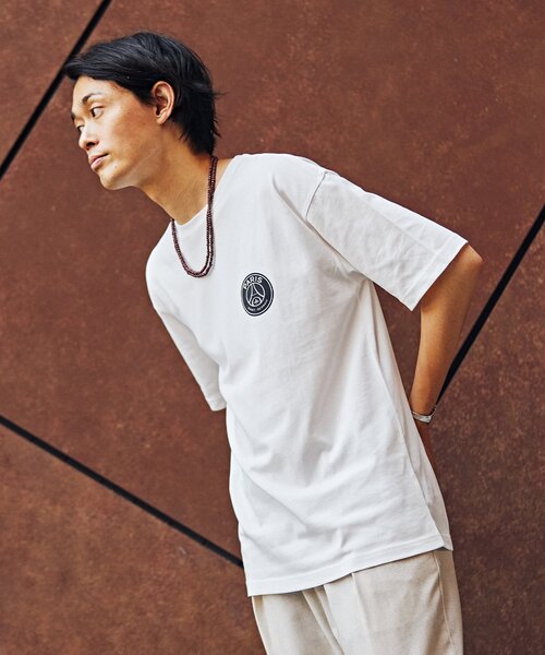 PARIS SAINT-GERMAIN(パリサンジェルマン)の「【Paris Saint-Germain】エンブレムプリント Tシャツ SAKURA(Tシャツ/カットソー・メンズ・ブラック/ホワイト・SMALL/X-LARGE/LARGE/MEDIUM)」の19枚目の写真