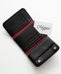 Maturi JAPAN（マトゥーリジャパン）の「【専用ギフトBOX付き】アルカンターラ ピスタシリーズ 三つ折り財布（財布）」