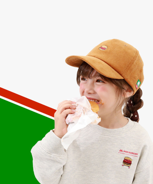 devirock(デビロック)の「モスバーガーコラボ 撥水 ポケッタブル お食事エプロン(スタイ/よだれかけ・キッズ・その他1・ONE SIZE)」の4枚目の写真