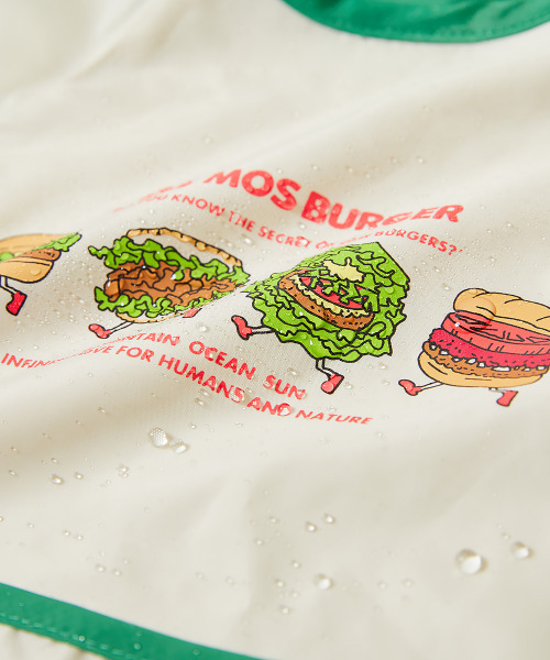 devirock(デビロック)の「モスバーガーコラボ 撥水 ポケッタブル お食事エプロン(スタイ/よだれかけ・キッズ・その他1・ONE SIZE)」の7枚目の写真