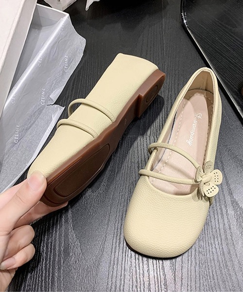 Amulet(アミュレット)の「シンプルフラットヒール(パンプス・レディース・イエロー/ホワイト・40/36/37/39/38)」の12枚目の写真