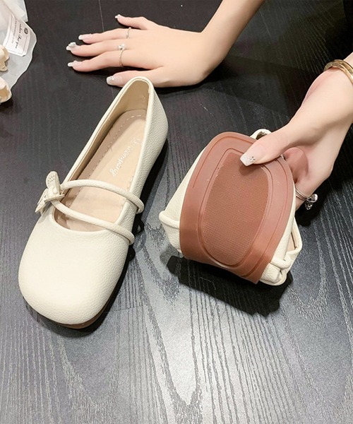 Amulet(アミュレット)の「シンプルフラットヒール(パンプス・レディース・イエロー/ホワイト・40/36/37/39/38)」の13枚目の写真