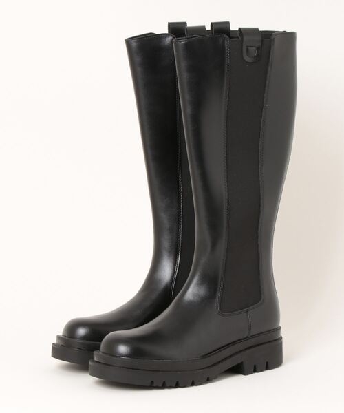 Bridget Birkin(ブリジットバーキン)の「【Bridget Birkin】サイドゴアロングブーツ(533200)(ブーツ・レディース・ブラック・37/38/36)」の4枚目の写真