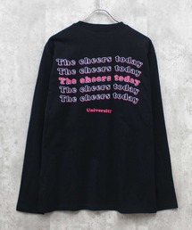 プリント長袖Tシャツ