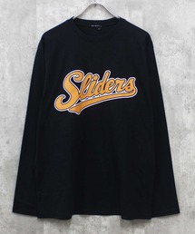 プリント長袖Tシャツ