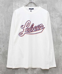 プリント長袖Tシャツ