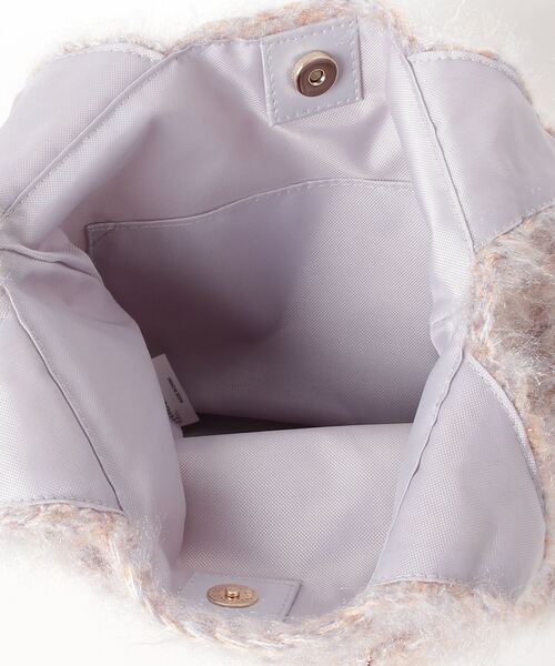 T・S・L（ティーエスエル）の「【T・S・L】シャギーニットトートバッグ 1231-433-1（トートバッグ・レディース・グレー/オレンジ/アイボリー/ブラック/ネイビー・FREE）」の7枚目の写真