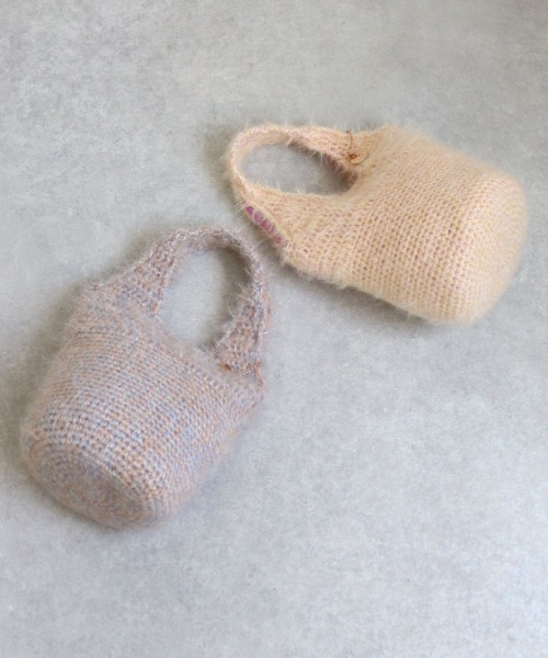 T・S・L（ティーエスエル）の「【T・S・L】シャギーニットトートバッグ 1231-433-1（トートバッグ・レディース・グレー/オレンジ/アイボリー/ブラック/ネイビー・FREE）」の20枚目の写真