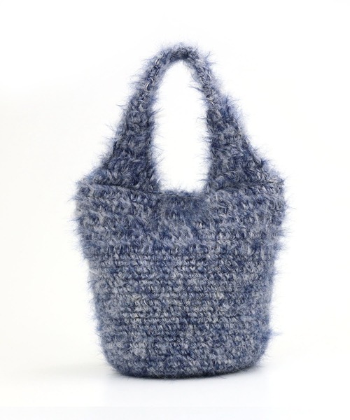 T・S・L（ティーエスエル）の「【T・S・L】シャギーニットトートバッグ 1231-433-1（トートバッグ・レディース・グレー/オレンジ/アイボリー/ブラック/ネイビー・FREE）」の12枚目の写真