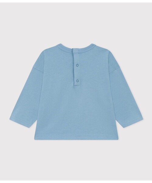 PETIT BATEAU（プチバトー）の「プリント長袖Ｔシャツ（Tシャツ/カットソー・キッズ・ライトブルー/ネイビー/オフホワイト/ライトグレー/レッド/イエロー/ホワイト×レッド・18MONTH/12MONTH/36MONTH/24MONTH）」の18枚目の写真