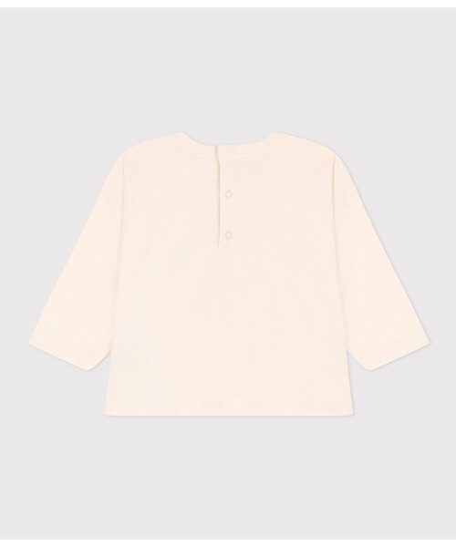 PETIT BATEAU（プチバトー）の「プリント長袖Ｔシャツ（Tシャツ/カットソー・キッズ・ライトブルー/ネイビー/オフホワイト/ライトグレー/レッド/イエロー/ホワイト×レッド・18MONTH/12MONTH/36MONTH/24MONTH）」の10枚目の写真