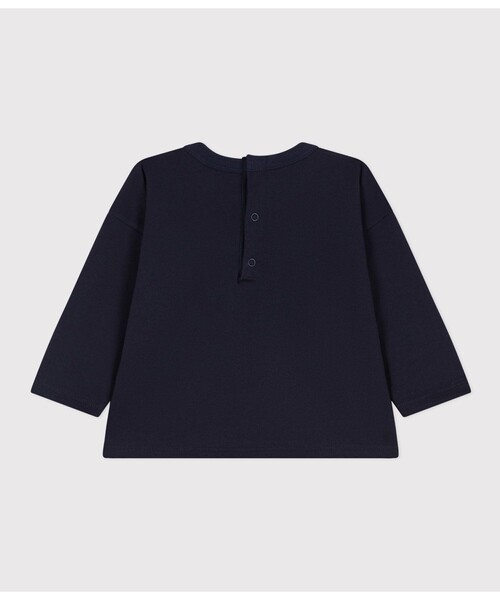 PETIT BATEAU（プチバトー）の「プリント長袖Ｔシャツ（Tシャツ/カットソー・キッズ・ライトブルー/ネイビー/オフホワイト/ライトグレー/レッド/イエロー/ホワイト×レッド・18MONTH/12MONTH/36MONTH/24MONTH）」の12枚目の写真