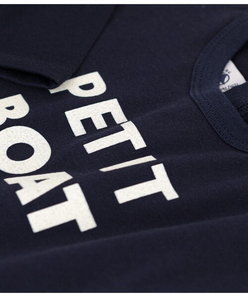 PETIT BATEAU（プチバトー）の「プリント長袖Ｔシャツ（Tシャツ/カットソー・キッズ・ライトブルー/ネイビー/オフホワイト/ライトグレー/レッド/イエロー/ホワイト×レッド・18MONTH/12MONTH/36MONTH/24MONTH）」の13枚目の写真