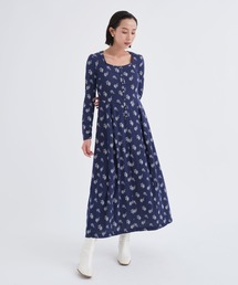 【美品】アカネ ウツノミヤ ジャージ ワンピース モノクロ バイカラー パンダ AKANE UTSUNOMIYA（アカネウツノミヤ）の「【AKANE UTSUNOMIYA
