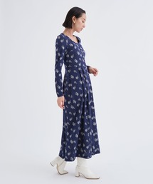 【美品】アカネ ウツノミヤ ジャージ ワンピース モノクロ バイカラー パンダ AKANE UTSUNOMIYA（アカネウツノミヤ）の「【AKANE UTSUNOMIYA