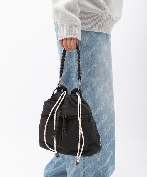 Anui（アニュイ）の「【UNISEX/CONTROL FREAK】ナイロン2WAYミニBAG（ショルダーバッグ・レディース・カーキ/ブラック・FREE）」の3枚目の写真