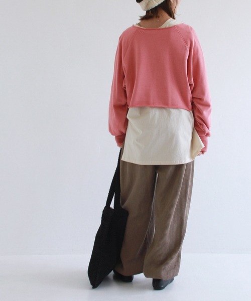 Crisp(クリスプ)の「ワッフルジョガーパンツ(その他パンツ・レディース・ベージュ/ダークブラウン・FREE)」の11枚目の写真