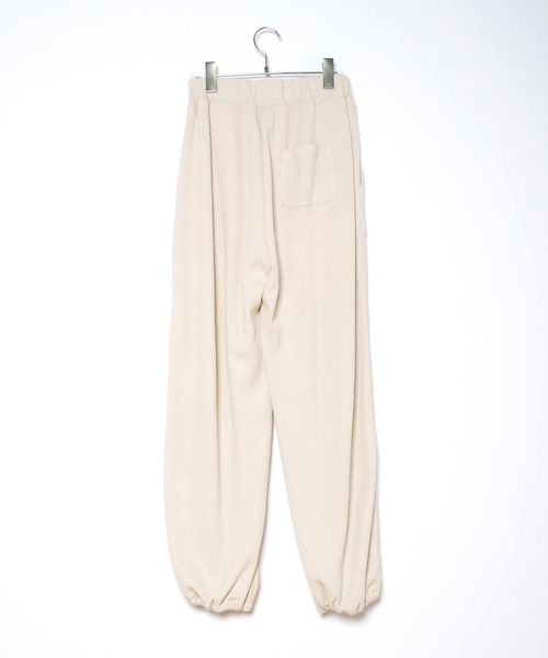 Crisp(クリスプ)の「ワッフルジョガーパンツ(その他パンツ・レディース・ベージュ/ダークブラウン・FREE)」の17枚目の写真