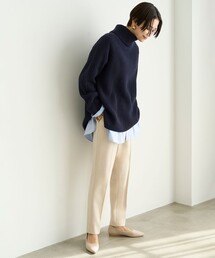 【吸湿発熱/裏起毛】テーパード暖パンツ