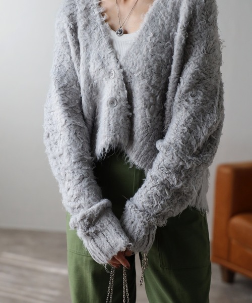 THE TOE グレー クロップドカーディガン断捨離 THE TOE グレー クロップドカーディガン断捨離 THE TOE グレー