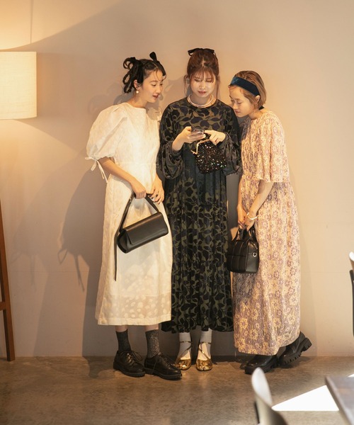 セール】【forksy.】【オケージョン対応】フラワーフロッキー