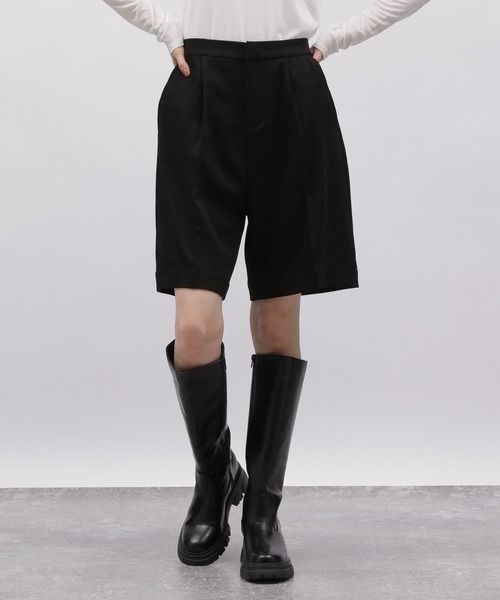 LAKOLE（ラコレ）の「ウールライクショートパンツ / 985360（その他パンツ・レディース・ブラック/チャコール・SMALL/MEDIUM）」の11枚目の写真