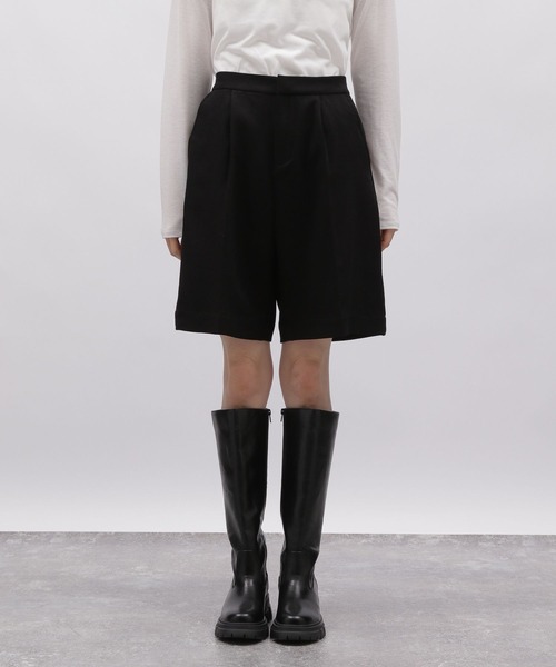 LAKOLE（ラコレ）の「ウールライクショートパンツ / 985360（その他パンツ・レディース・ブラック/チャコール・SMALL/MEDIUM）」の14枚目の写真