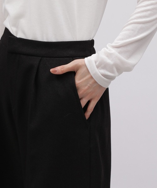 LAKOLE（ラコレ）の「ウールライクショートパンツ / 985360（その他パンツ・レディース・ブラック/チャコール・SMALL/MEDIUM）」の18枚目の写真