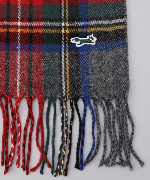 FREAK'S STORE（フリークスストア）の「TOWN CRAFT × FREAK'S STORE/タウンクラフト 別注 マフラー/チェックマフラー（マフラー・レディース・グレー/レッド/ベージュ・ONE SIZE）」の12枚目の写真