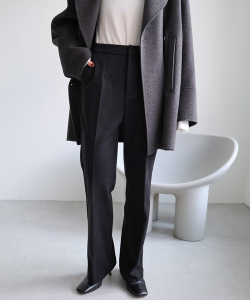 AD1995 90s ARCHIVE ウールコート フレアパンツ セットアップ レディース ワイドパンツ セットアップ YUUGA