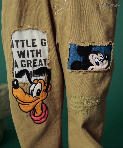 Disney（ディズニー）の「ディズニーキャラクター サロペット（サロペット/オーバーオール・キッズ・ベージュ/インディゴブルー・100/80/110/90/120）」の17枚目の写真