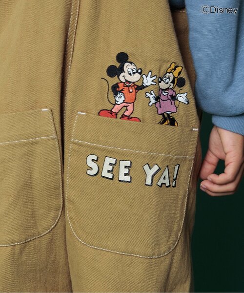 Disney（ディズニー）の「ディズニーキャラクター サロペット（サロペット/オーバーオール・キッズ・ベージュ/インディゴブルー・100/80/110/90/120）」の11枚目の写真