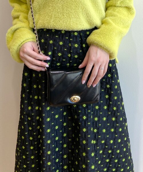 OPAQUE.CLIP（オペークドットクリップ）の「◆キルティングミニショルダーバッグ（ショルダーバッグ・レディース・ピンクゴールド/ブラック/シルバー・00）」の16枚目の写真