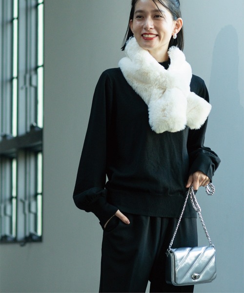 OPAQUE.CLIP（オペークドットクリップ）の「◆キルティングミニショルダーバッグ（ショルダーバッグ・レディース・ピンクゴールド/ブラック/シルバー・00）」の9枚目の写真