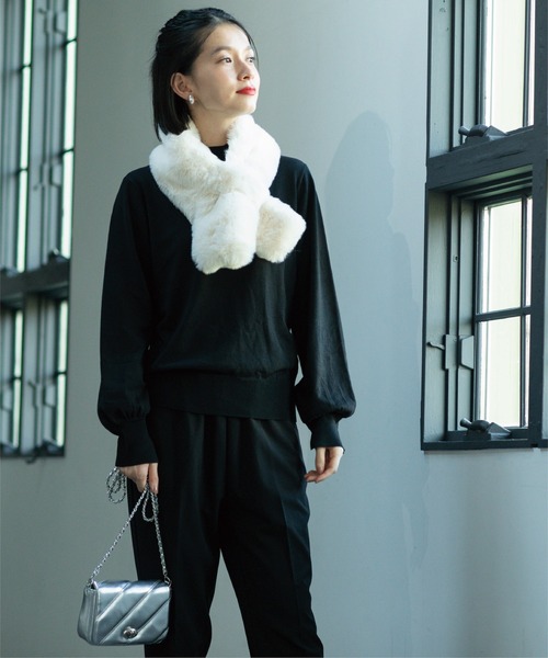 OPAQUE.CLIP（オペークドットクリップ）の「◆キルティングミニショルダーバッグ（ショルダーバッグ・レディース・ピンクゴールド/ブラック/シルバー・00）」の10枚目の写真