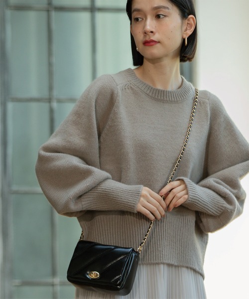 OPAQUE.CLIP（オペークドットクリップ）の「◆キルティングミニショルダーバッグ（ショルダーバッグ・レディース・ピンクゴールド/ブラック/シルバー・00）」の12枚目の写真