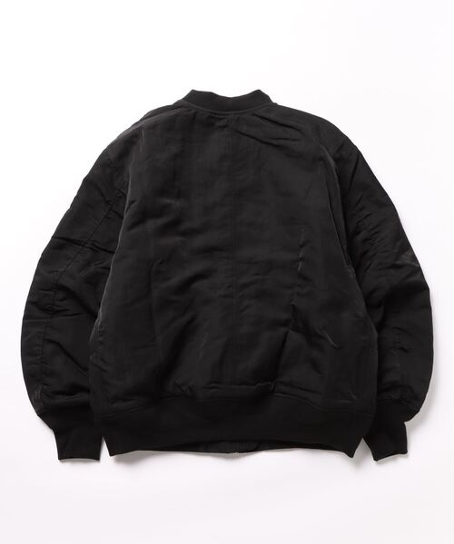 WORLD WIDE LOVE!（ワールドワイドラブ）の「ナイロンツイルＭA1ブルゾン（MA-1・レディース・カーキ/ブラック/グレー・1）」の18枚目の写真