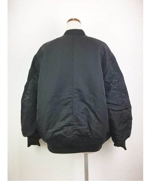 WORLD WIDE LOVE!（ワールドワイドラブ）の「ナイロンツイルＭA1ブルゾン（MA-1・レディース・カーキ/ブラック/グレー・1）」の6枚目の写真