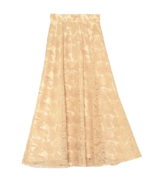 LAGUNAMOON(ラグナムーン)の「メロンチュールエンブロイダリースカート(スカート・レディース・アイボリー/オレンジ・MEDIUM/SMALL)」の15枚目の写真