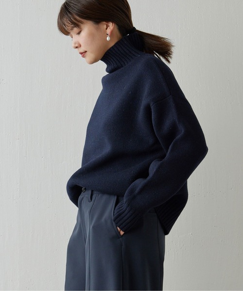 美品 Drawing Numbers ラメ接結ルーズタートルニット Drawing Numbers（ドローイング ナンバーズ）の「【Drawing Numbers