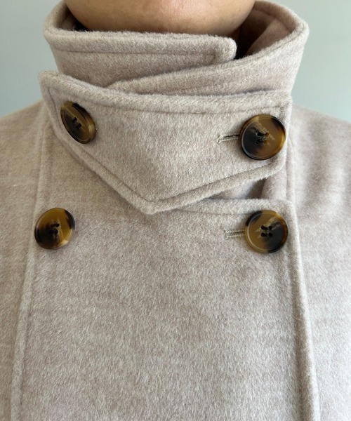 SHENERY（シーナリー）の「ステンカラーロングコート（その他アウター・レディース・ベージュ/ブラック・FREE）」の16枚目の写真