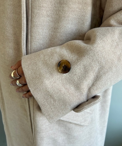 SHENERY（シーナリー）の「ステンカラーロングコート（その他アウター・レディース・ベージュ/ブラック・FREE）」の21枚目の写真