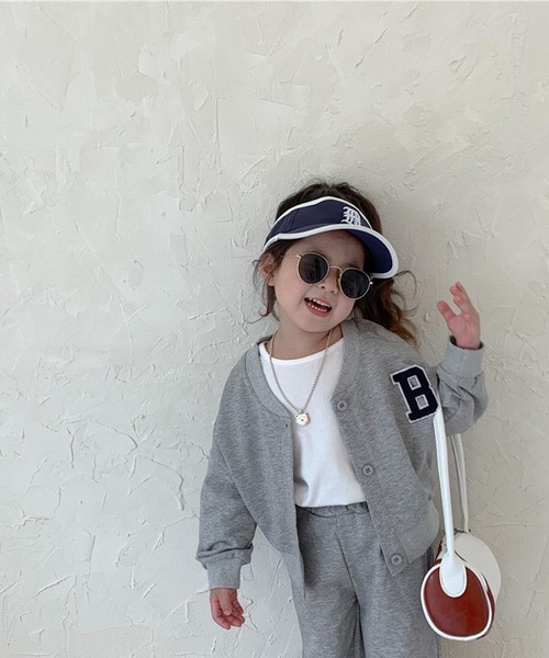 CERCA(チェルカ)の「lulunoix/スウェットセットアップ N15160(スウェット・キッズ・グレー・90cm/100cm/110cm/120cm/130cm)」の2枚目の写真