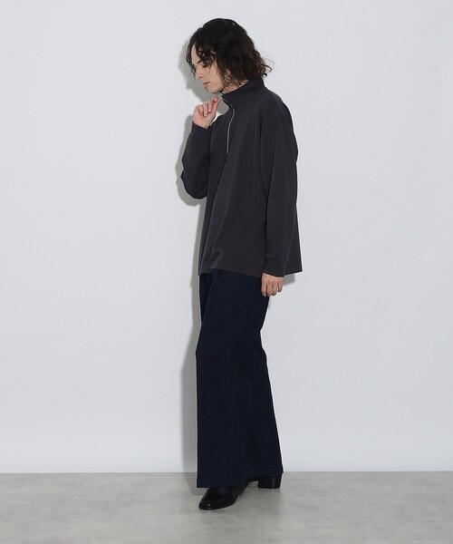 tk.TAKEO KIKUCHI(ティーケータケオキクチ)の「◆ポンチハーフジッププルオーバー(Tシャツ/カットソー・メンズ・ブラック/チャコールグレー/ホワイト・03/01/02)」の22枚目の写真