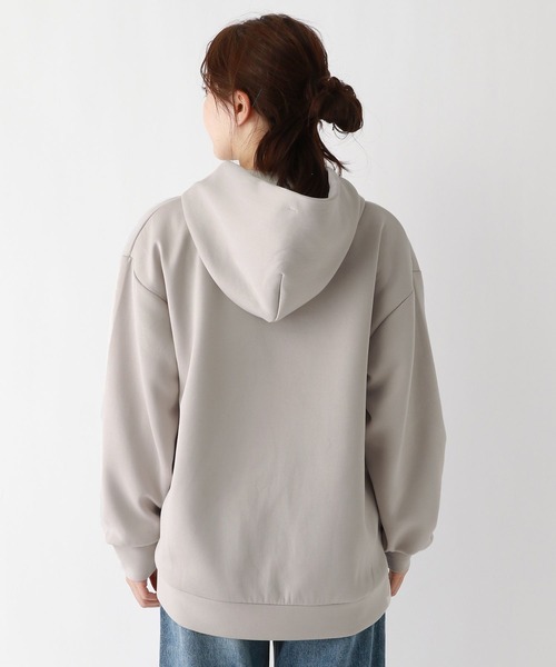 GLOBAL WORK（グローバルワーク）の「ライトクッションZIPパーカー/975608（パーカー・レディース・アイボリー/グレイッシュベージュ/モカ・MEDIUM/LARGE）」の12枚目の写真