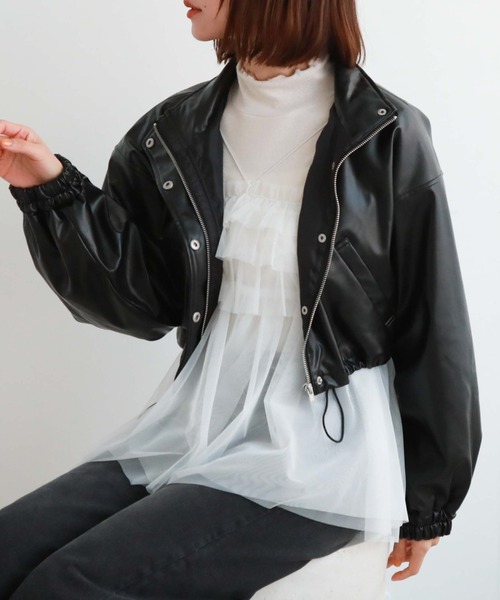 archives（アルシーヴ）の「フリルチュールキャミチュニック（その他トップス・レディース・オフホワイト/グレー/ブラック・MEDIUM）」の22枚目の写真