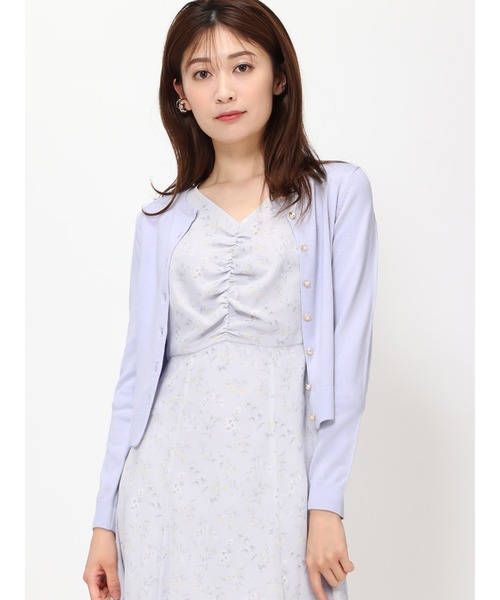 MISCH MASCH（ミッシュマッシュ）の「■2024春夏新作■ベーシックビジューカーデ/MM418406（カーディガン/ボレロ・レディース・ホワイト/ホワイト系その他/ブルー/ピンク/イエロー/ブラック・S/M）」の16枚目の写真